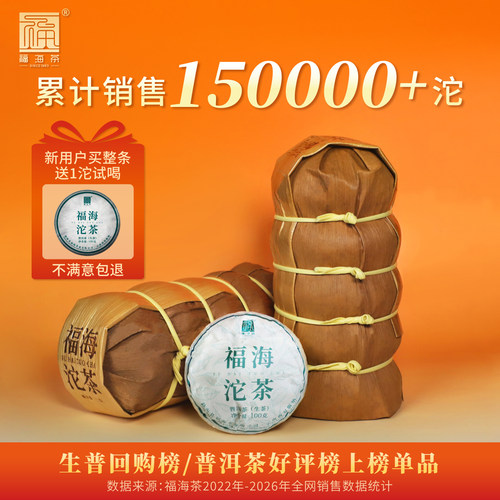 福海沱茶标杆生茶传统笋壳包装