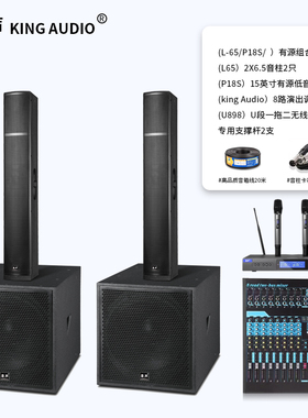 KingAudio/皇声P65 有源音柱乐队会议酒店舞台演出排练户外音响
