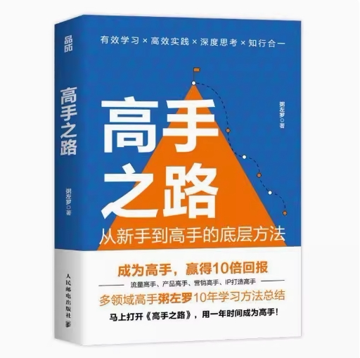 正版现货: 高手之路 从新手到高手的底层方法 粥左罗 9787115654236人民邮电出版社
