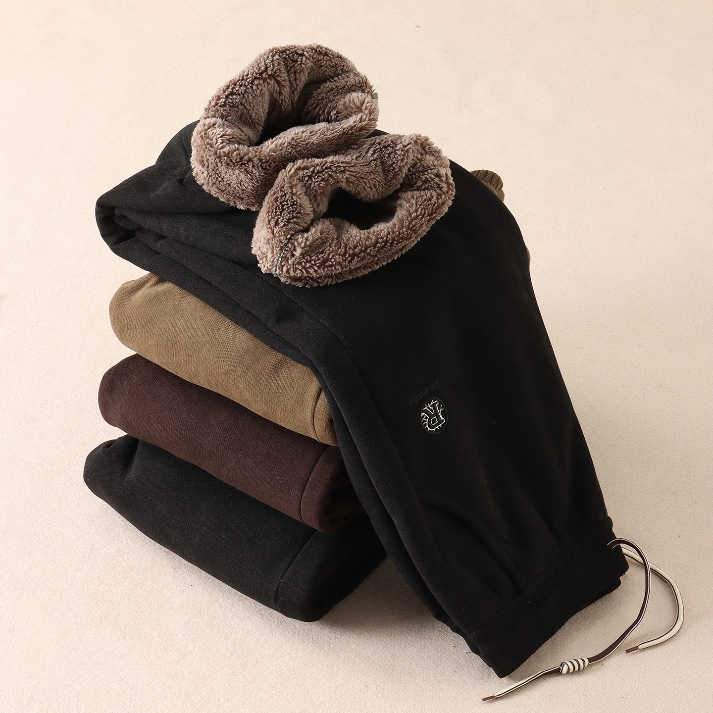 500克~加厚北极绒加厚保暖长棉裤