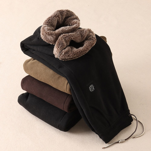 500克~加厚北极绒加厚保暖长棉裤