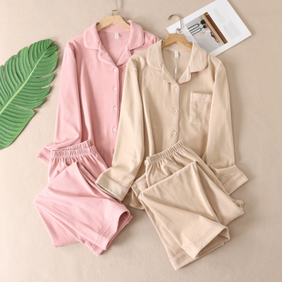 W563 女秋冬磨毛两件套居家服 700克中厚款 上身即暖德绒睡衣套装