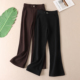 修饰腿型超显瘦西装 W2259 长裤 喇叭裤 女冬不起球加绒加厚气质时装
