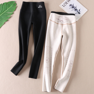 打底长裤 无法抗拒 女显瘦百搭修身 羊绒蛋白加绒紧身裤 X633 温暖