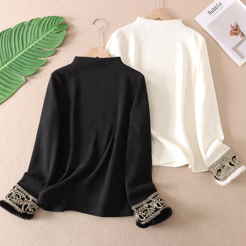 385克加厚超柔绒新中式T恤