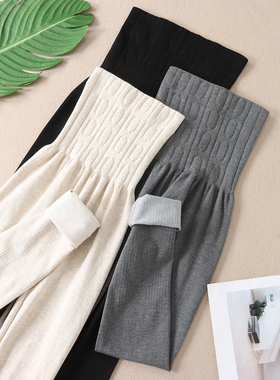 加高腰护肚保暖秋裤女冬新收腹弹力紧身美体肌底裤打底长裤G35