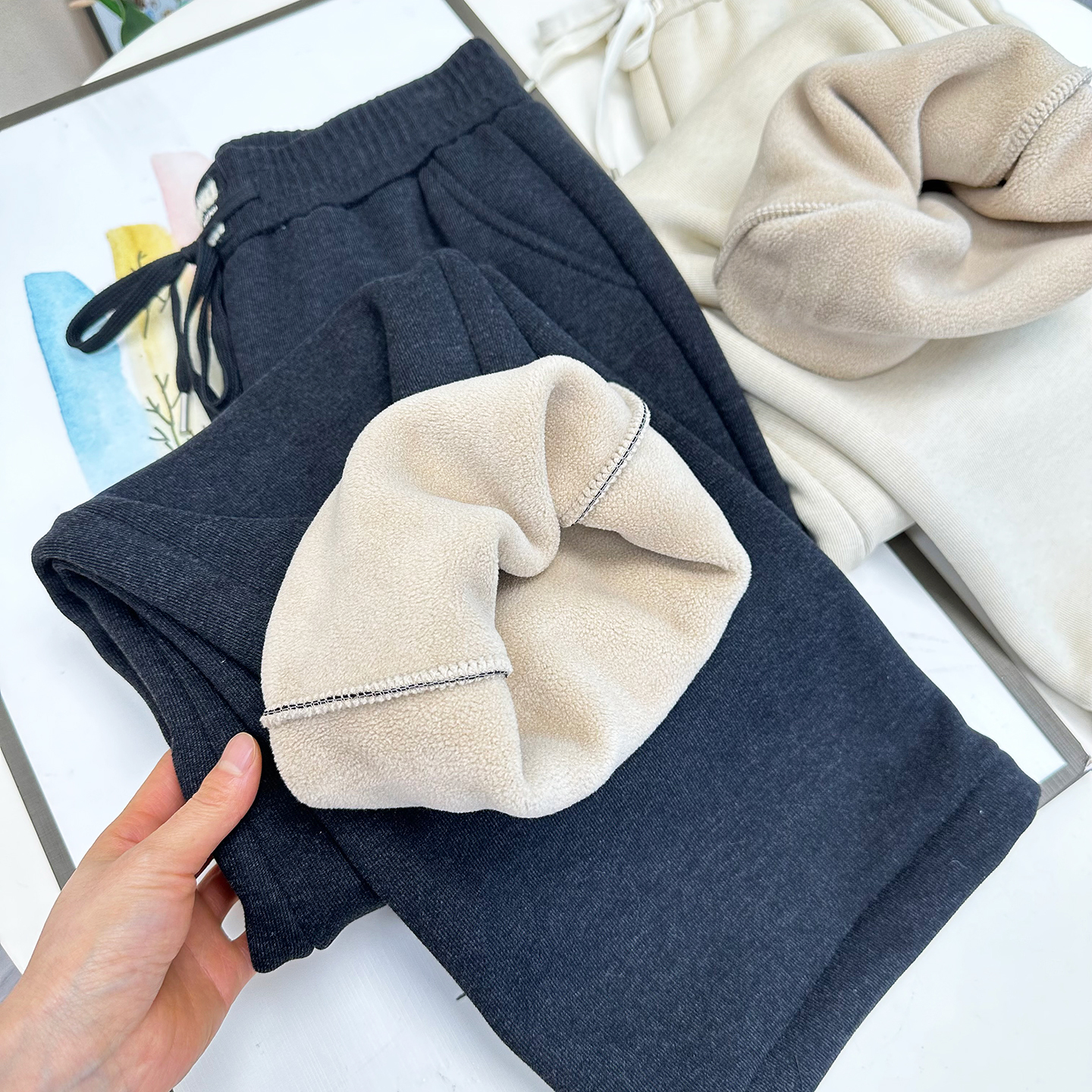 600克~商场品质抗起球发热绒裤子