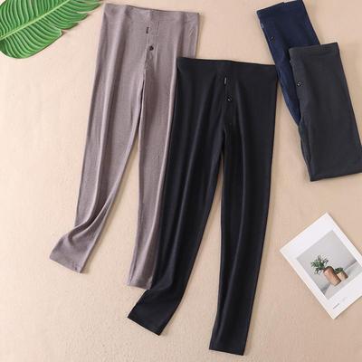 抗起球自发热双面磨毛男士保暖裤