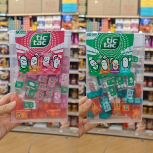 香港代购 意大利进口迷你TICTAC嘀嗒糖水果混合口味清新糖 60个装