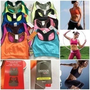 现货 促销瑜伽运动内衣女背心健身衣吸湿排汗快干无垫文胸防抖动