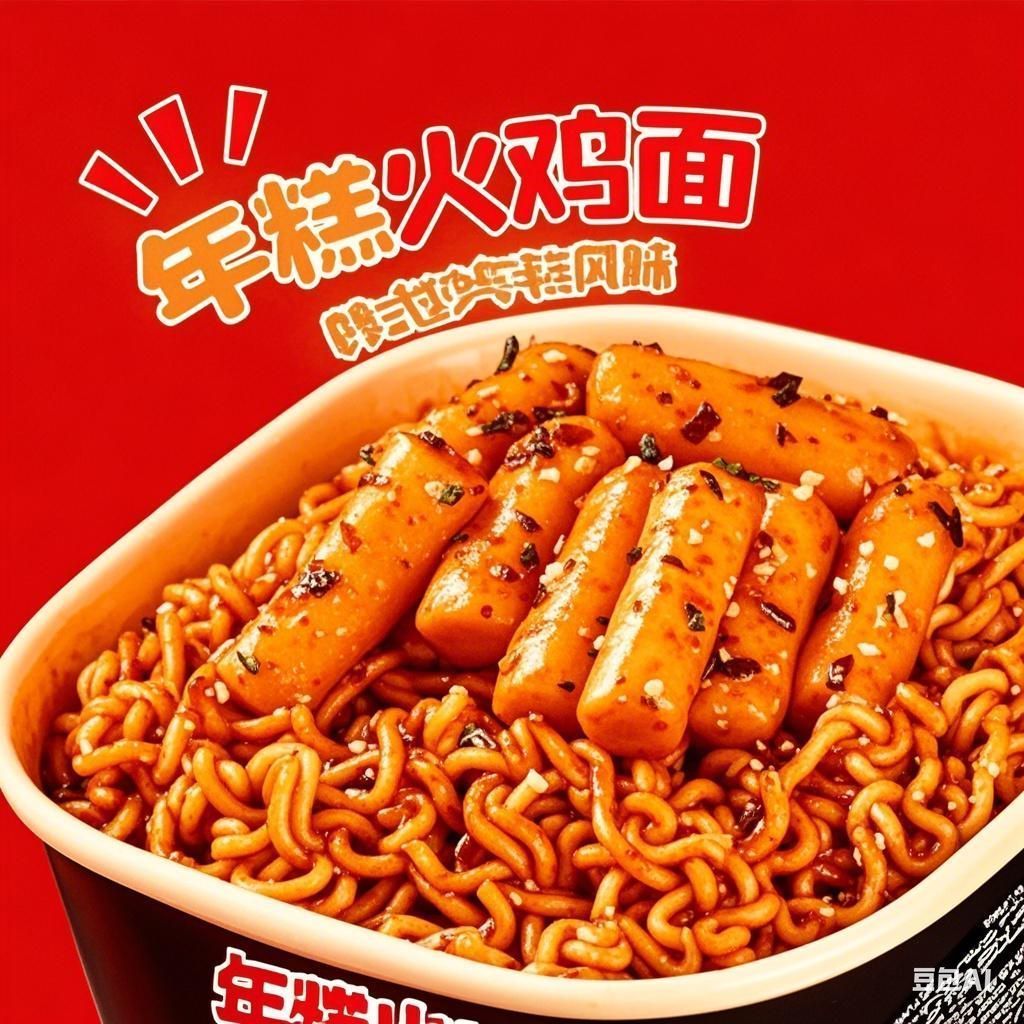 阳光卫士年糕火鸡拌面免煮冲泡图片