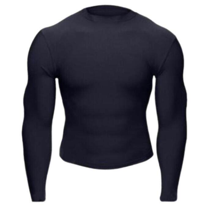 定制夏季男士黑色紧身保暖长袖泳衣修身速干上衣泳装专业时尚塑身