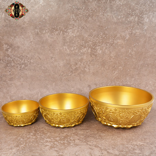 全黄铜日进斗金钱币室内玄关铜聚盆礼品铜器摆件