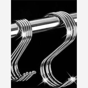 型挂钩晒香肠腊肉厨具房大号多功能免打孔金属铁尖单勾子