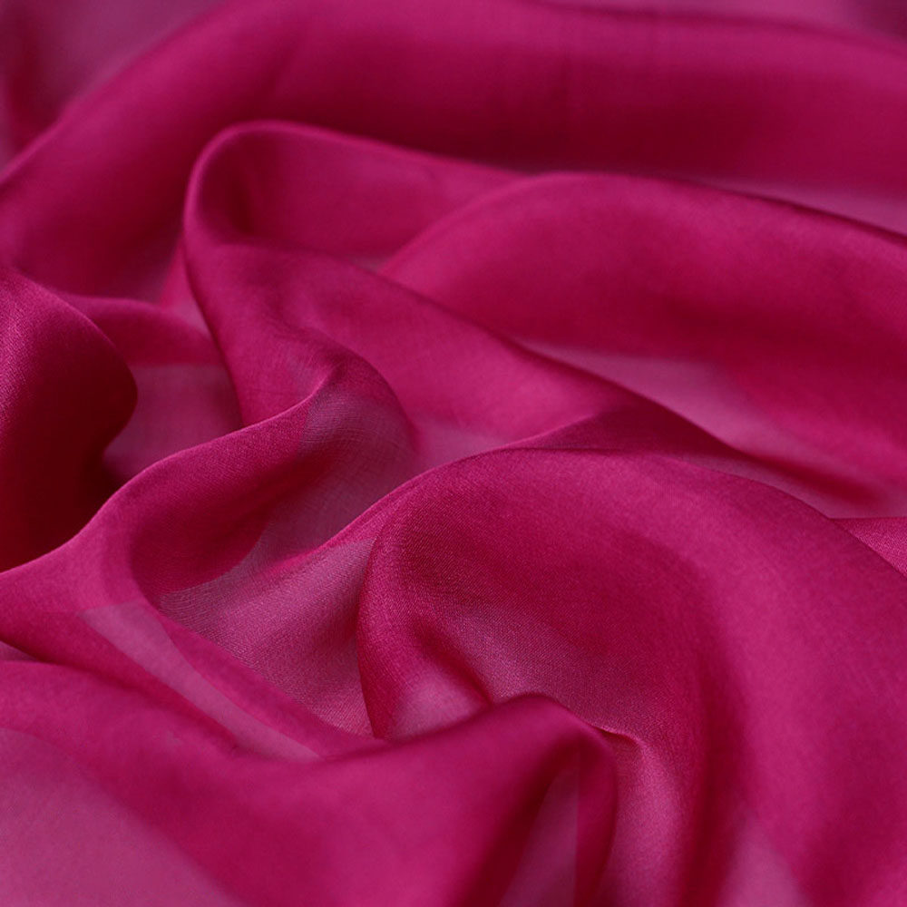 100%真丝雪纺6姆米宽幅140cm桑蚕丝绸薄纱围巾沙滩裙面料2115