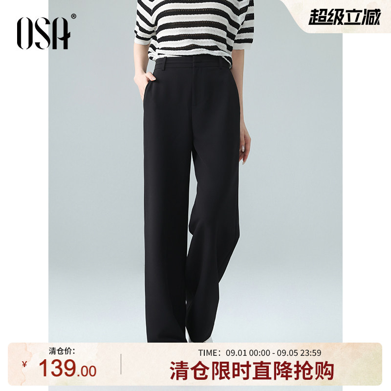 经典显瘦通勤风休闲裤图片