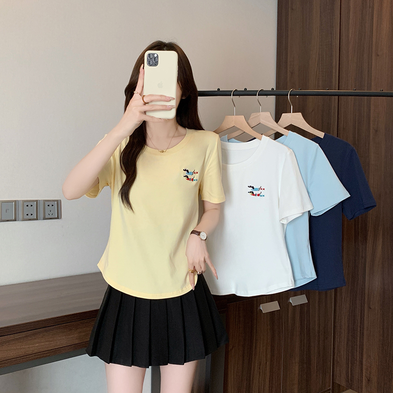 滴一胖大码女装旗舰店悦己服饰m5t6微胖定制胖淼淼辣妈起义潮T恤
