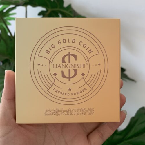 靓妮诗丝绒大金币粉饼定妆散粉持久控油轻奢蜜粉