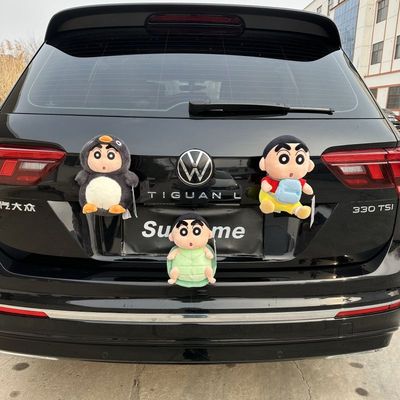 车顶尾部玩偶后备箱公仔