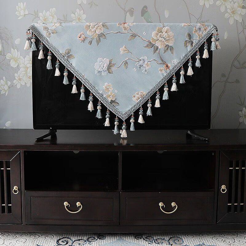 欧式电视机防尘罩轻奢液晶壁挂式电视套盖布简约现代电视防尘挡布,居家布艺,电视机罩,淘宝优惠券,粉丝福利购,淘宝优惠卷