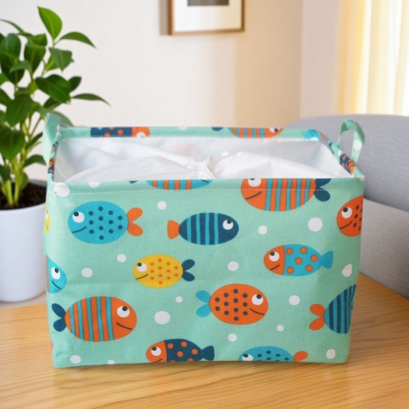 特厚帆布束口衣柜收纳箱零食储物箱玩具被子折叠衣服收纳盒整理筐,收纳整理,收纳箱,淘宝优惠券,粉丝福利购,淘宝优惠卷