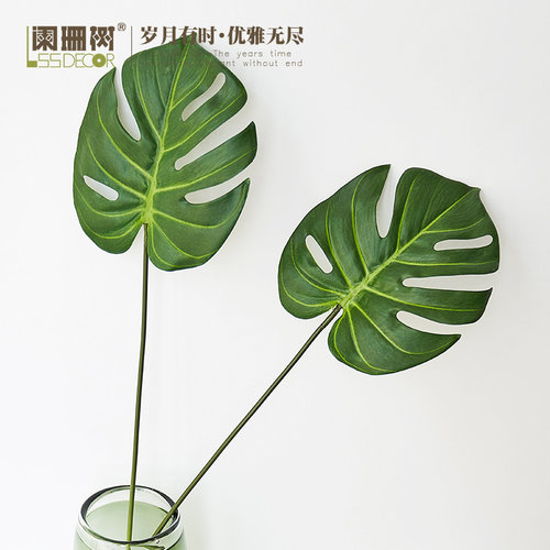 龟背叶样板房摄影摆拍仿真绿植