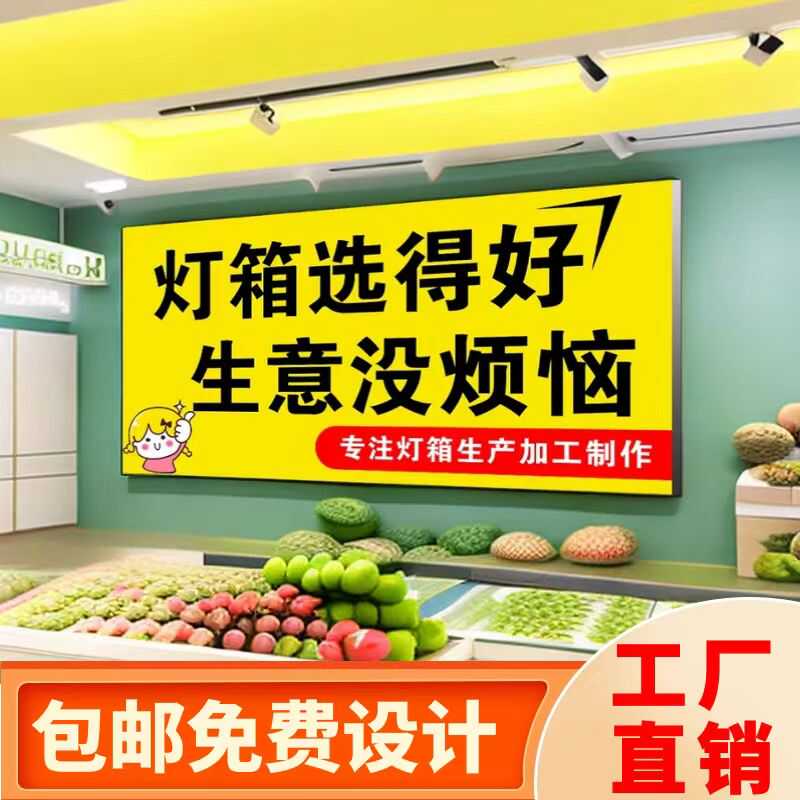 软膜发光门头招牌灯箱