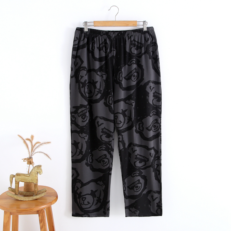 長褲情侶睡褲純棉大碼家居褲