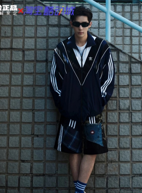 Adidas阿迪达斯originals王安宇同款透气立领百搭夹克外套JW9740