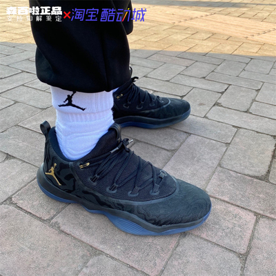 AirJordan男低帮黑金篮球鞋