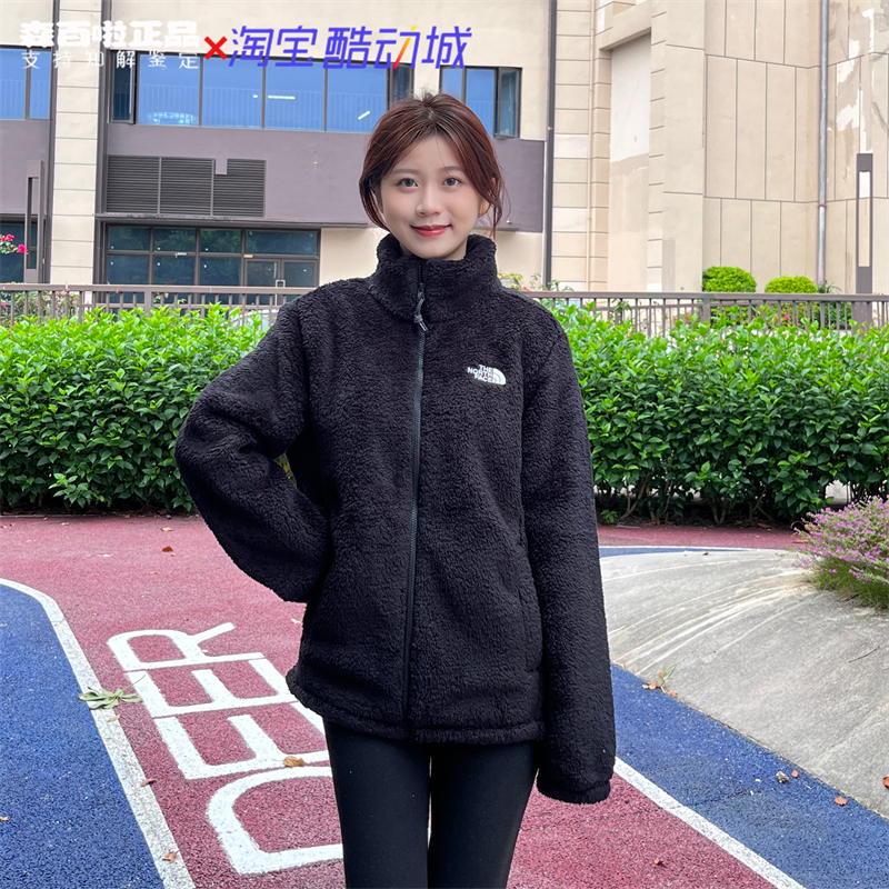 北面男女羊羔毛抓绒珊瑚绒外套