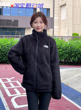现货The North Face北面22秋冬保暖羊羔毛抓绒珊瑚绒外套NJ4FN55
