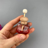 G005车载香水空瓶卡通汽车空瓶玻璃出风口夹车内饰品车载香薰创意