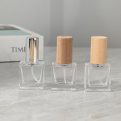 高档精致10ML木盖香水分装 瓶喷雾玻璃空瓶小样便携旅行装 香水瓶