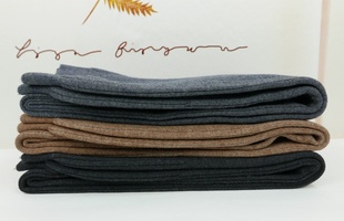 女内搭裤 金兔男女士羊毛裤 冬季 高腰深裆中老年保暖裤 子 加厚羊绒裤