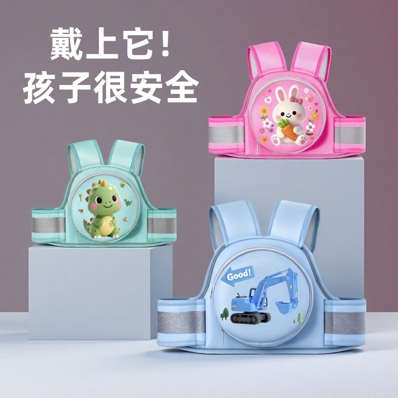 儿童电动车摩托车电瓶车安全带娃小孩神器宝宝坐后座绑带背带骑车