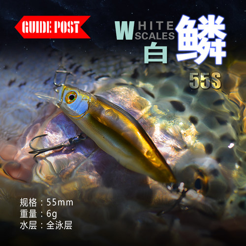 路标白鳞6克沉水米诺新款
