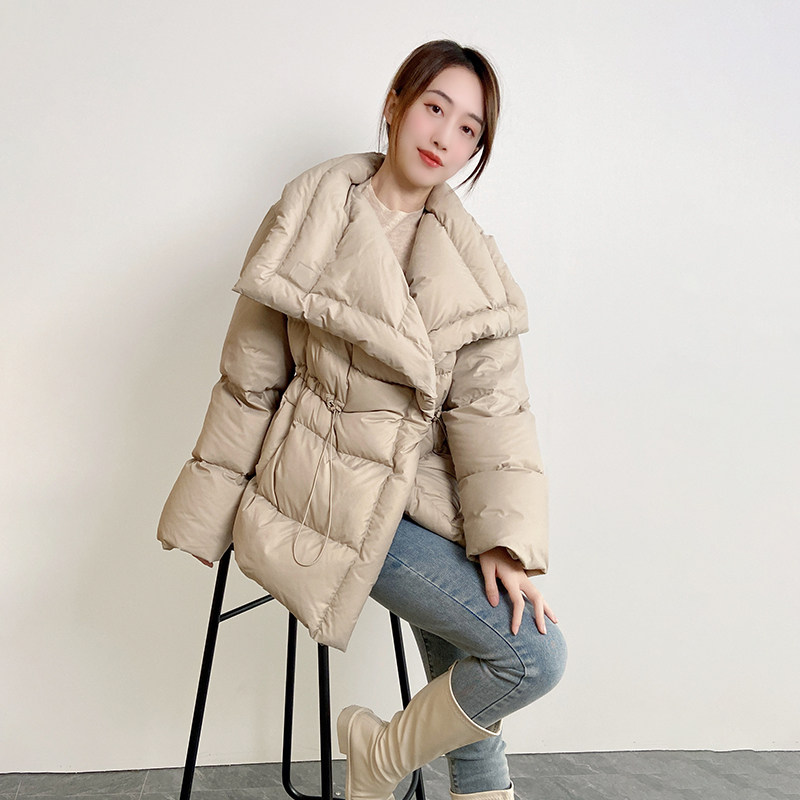 YUNMEGN冬季女士羽绒服时尚加厚保暖宽松韩版百搭气质羽绒服外套
