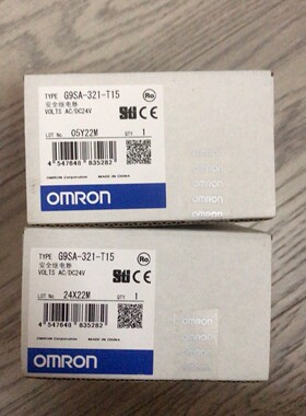 欧姆龙安全继电器G9SA-321-T15 AC/DC24V拍前议价