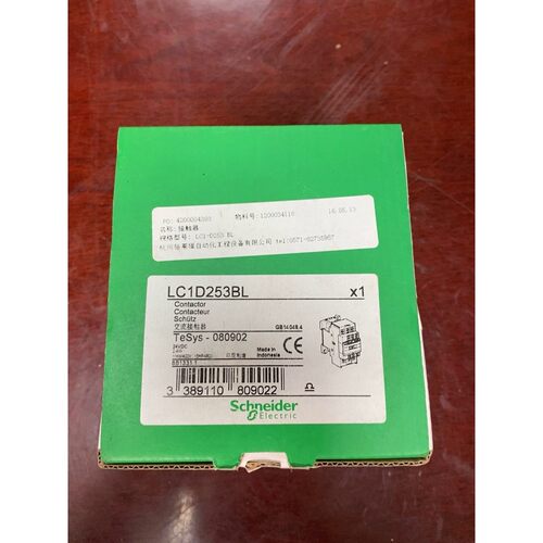 施耐德交流接触器 LC1D253BL全新原装拍前议价