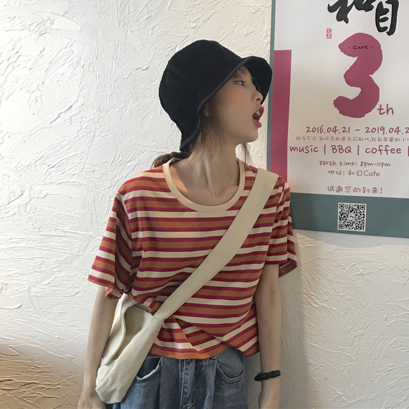 29.98元包邮超火ins短袖女2019新款夏装潮t恤