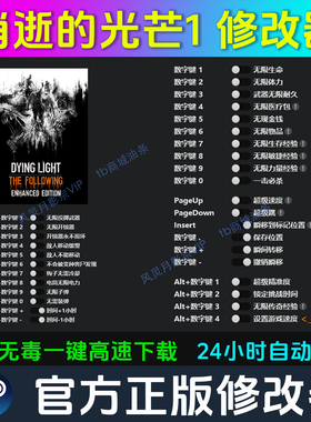 消逝的光芒1 修改器 Steam辅助epic电脑正版工具 多项 不含游戏
