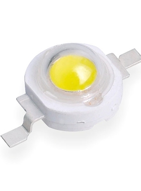 高亮大功率1W3W5W小发光二极管LED灯珠正白暖白照明红黄绿蓝色光