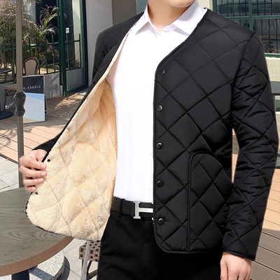 加绒加厚加厚男士棉衣