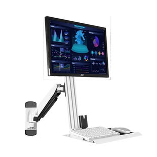 悠视显示器支架工业设备机柜壁挂一体机支架鼠标键盘拖架 WA188KB