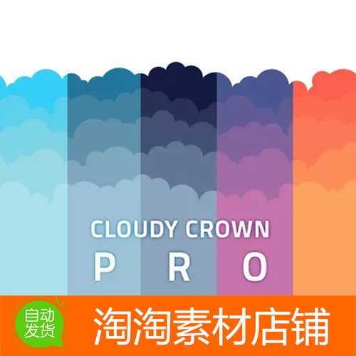 Unity Farland Skies - Cloudy Crown Pro 1.4.2 卡通材质天空盒