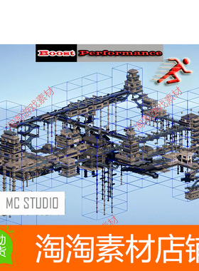 Unity3d Mesh Combine Studio 2 v2.997 网格模型自动合并工具