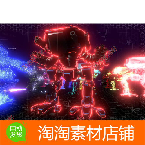Unity3d Sci-Fi Shader Pack v1.7 机甲轮廓描边科幻特效着色器