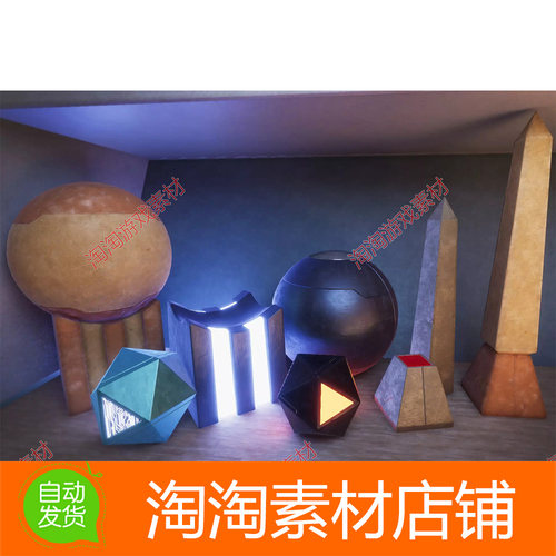 Unity3d Monuments and Obelisks 1.0 风景道具模型