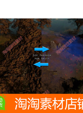 Unity3d See Through 1.0.2 透视 视线范围内时淡化对象